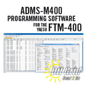 RTS Yaesu ADMS-M400 Programming Software Only - No Cable