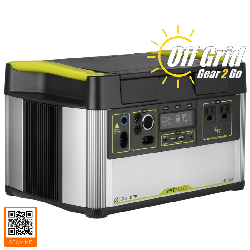 GOAL ZERO YETI 1000X LITHIUM PORTABLE POWER STATION