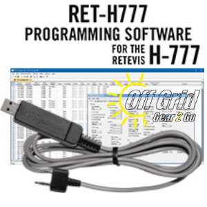 RTS Retevis RET-H777 Programming Software Cable Kit