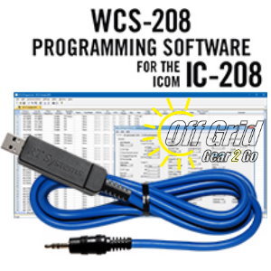 RTS ICOM WCS-208 Programming Software Cable Kit