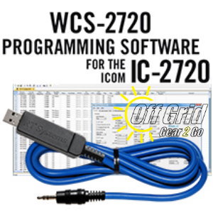 RTS ICOM WCS-2720 Programming Software Cable Kit