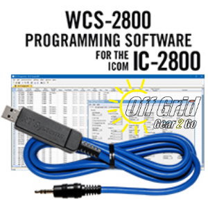 RTS ICOM WCS-2800 Programming Software Cable Kit  (Discontinued by Mfg.)