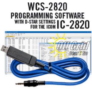 RTS ICOM WCS-2820 Programming Software Cable Kit