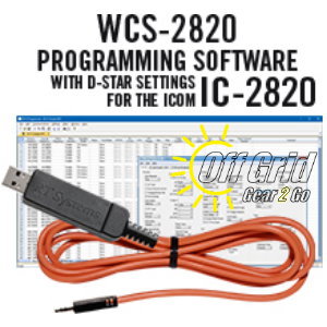 RTS ICOM WCS-2820 Programming Software and Data Cable Kit