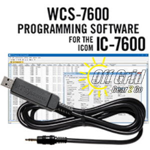 RTS ICOM WCS-7600 Programming Software Cable Kit
