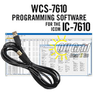 RTS ICOM WCS-7610 Programming Software Cable Kit