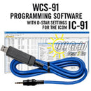 RTS ICOM WCS-91 Programming Software Cable Kit