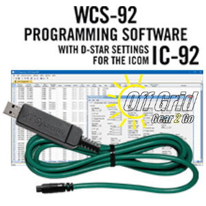 RTS ICOM WCS-92 Programming Software Cable Kit