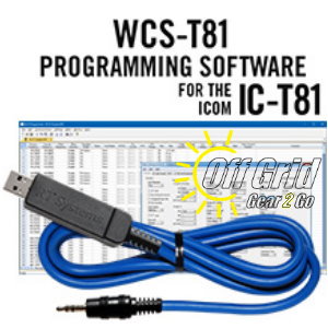 RTS ICOM WCS-T81 Programming Software Cable Kit