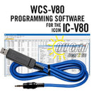 RTS ICOM WCS-V80 Programming Software Cable Kit