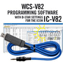 RTS ICOM WCS-V82 Programming Software Cable Kit