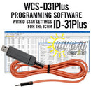 RTS ICOM WCS-D31Plus Programming Software Cable Kit