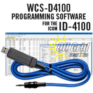 RTS ICOM WCS-D4100 Programming Software Cable Kit