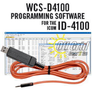 RTS ICOM WCS-D4100 Programming Software Data Cable Kit