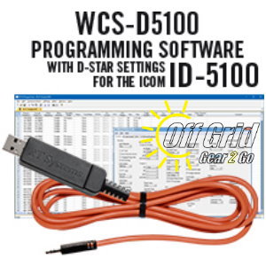 RTS ICOM WCS-D5100 Programming Software Data Cable Kit