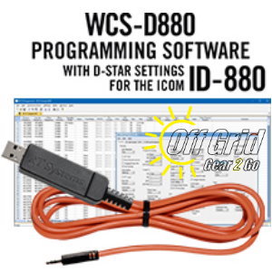 RTS ICOM WCS-D880 Programming Software and Data Cable Kit