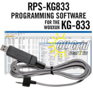 RTS Wouxun RPS-KG833 Programming Software Cable Kit