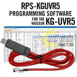 RTS Wouxun RPS-KGUVR5 Programming Software Cable Kit