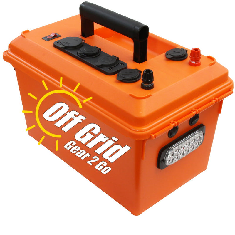 MEGAbox - Portable Power Box for 30-70Ah Bioenno Batteries