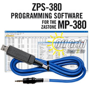 RTS ZASTONE ZPS-380 Programming Software Cable Kit