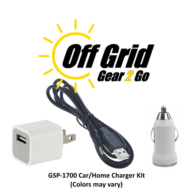 GSP-1700 USB Car/Home Charger Kit