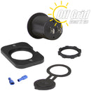 PanelUSB-Plus - Panel Mount Dual USB 4.8A Device Charger for 12/24V Systems