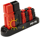 Powerpole PD-75 Distribution Block for 15/30/45A Connectors (75A Input) - 4 Position