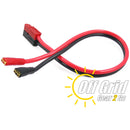 PP-2-F2 Powerpole Connector to Battery F-Type terminal adapter cable
