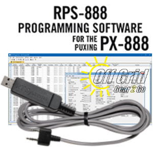 RTS Puxing RPS-888 Programming Software Cable Kit
