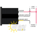 PanelAmp - Panel Mount Combo Amp & Volt Meter for 12/24V Systems