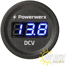 PanelDVM Blue - Panel Mount Digital Blue Volt Meter for 12/24V Systems