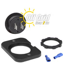 PanelDVM Blue - Panel Mount Digital Blue Volt Meter for 12/24V Systems