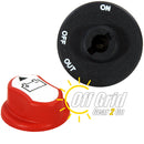 PanelHDSW-K Heavy Duty 100A Panel Mount ON-OFF Battery Switch with Removable Knob