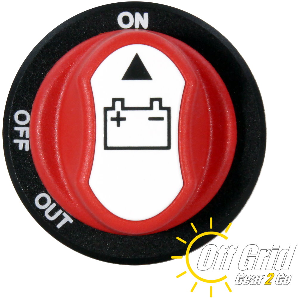 PanelHDSW-K Heavy Duty 100A Panel Mount ON-OFF Battery Switch with Rem