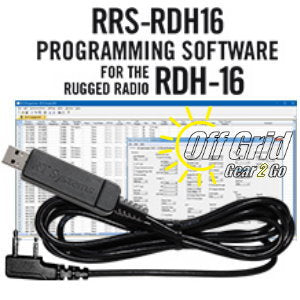 RTS Rugged Radio RRS-RDH16 Programming Software Cable Kit