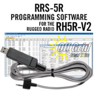 RTS Rugged Radio RRS-5R Programming Software Cable Kit