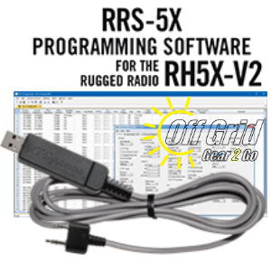 RTS Rugged Radio RRS-5X Programming Software Cable Kit