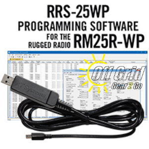 RTS Rugged Radio RRS-25WP Programming Software Cable Kit
