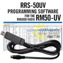 RTS Rugged Radio RRS-50UV Programming Software Cable Kit