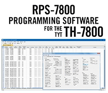 RTS TYT TH-7800 Programming Software Only - No Cable