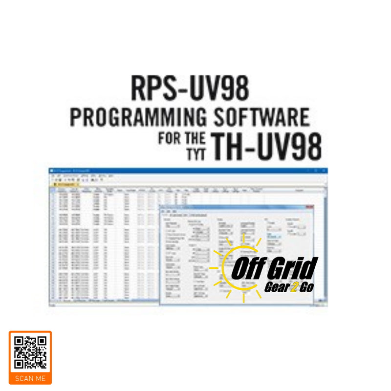 RTS TYT RPS-UV98 Programming Software Cable Kit
