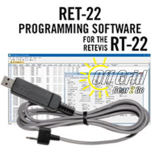 RTS Retevis RET-22 Programming Software Cable Kit