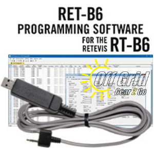 RTS Retevis RET-B6 Programming Software Cable Kit
