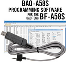 RTS BAO-A58S Programming Software and USB-K4Y cable for the Baofeng BF-A58S