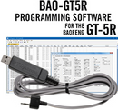RTS BAO-GT5R Programming Software and USB-K4Y cable for the Baofeng GT-5R