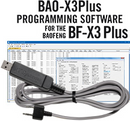RTS BAO-X3Plus Programming Software and USB-K4Y cable for the Baofeng BF-X3Plus