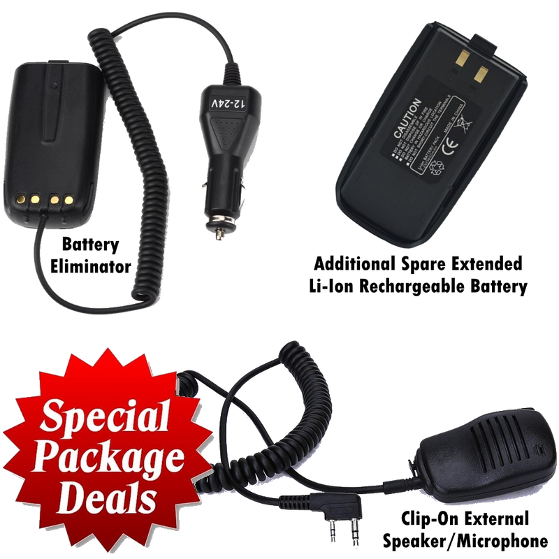 Special Package Accessory Deal for RFG-8100 Handheld Radio