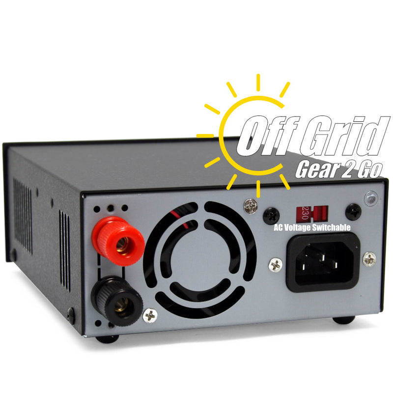 SS-30DV - 30 Amp Desktop DC Power Supply with Powerpole Connectors