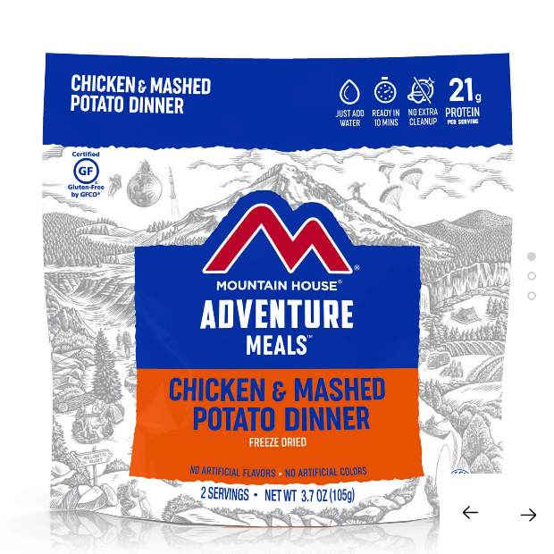 Save 10%! MH Freeze Dried Chicken and Mashed Potato Dinner - Pouch GF - PROMO