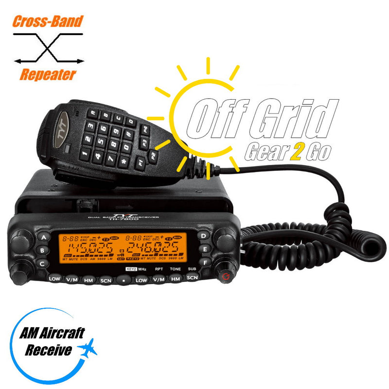 TYT TH-7800 50W Dual-Band, Dual-Display 144/222 MHz Mobile Radio